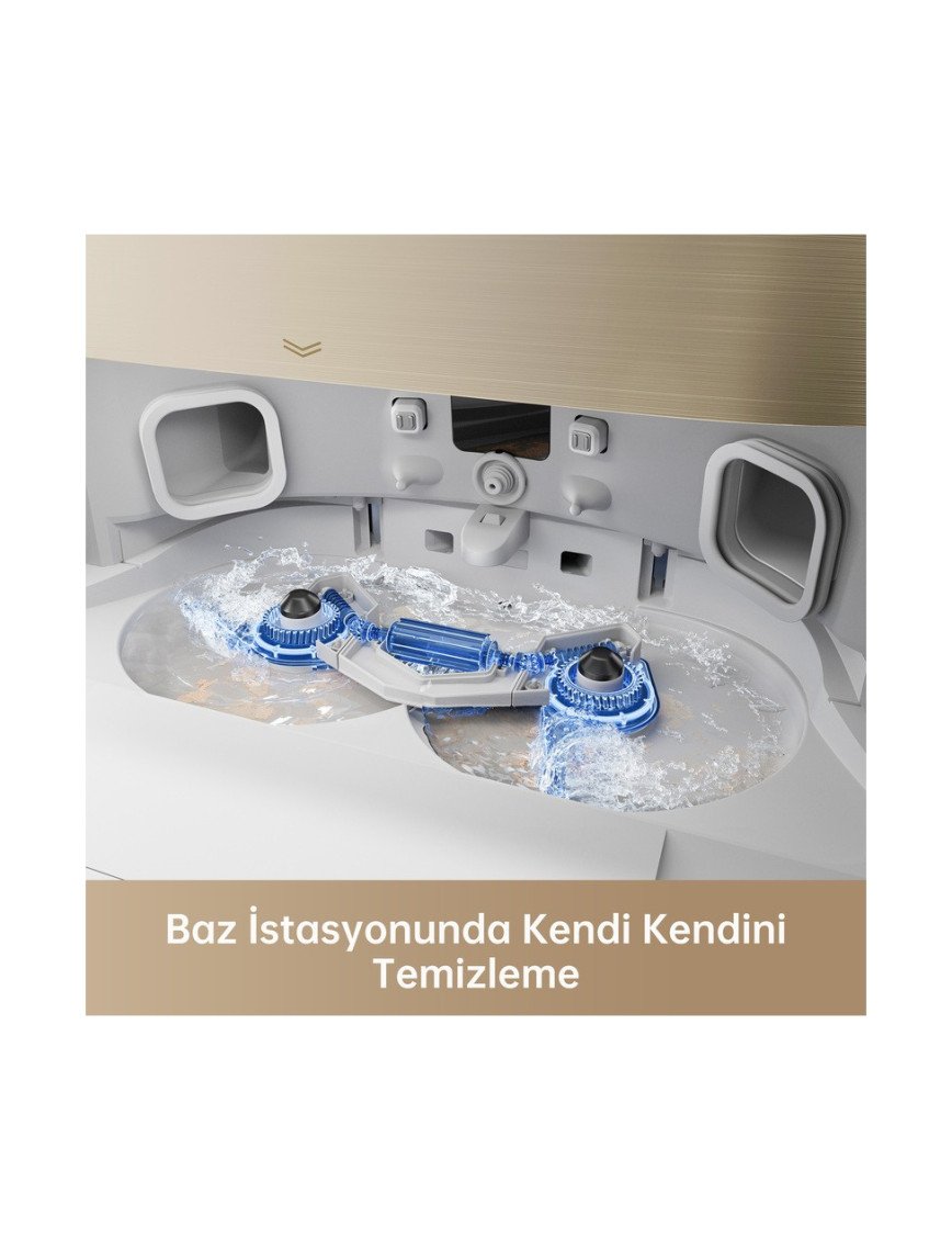 Dreame X40 Ultra Robot Süpürge Beyaz, 12.000PA Emiş Gücü