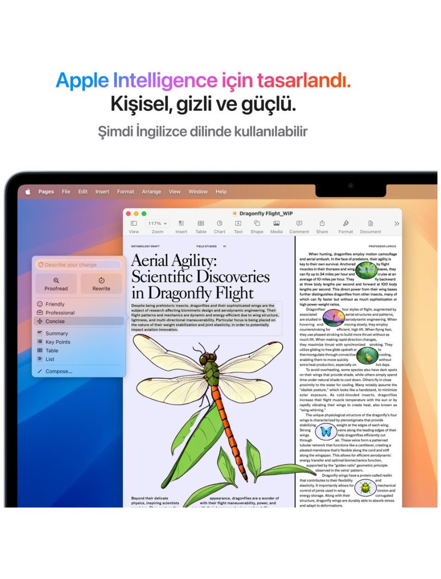 Apple MacBook Air M4 16GB 512GB SSD macOS 15" Taşınabilir Bilgisayar Gök Mavisi MC7C4TU/A